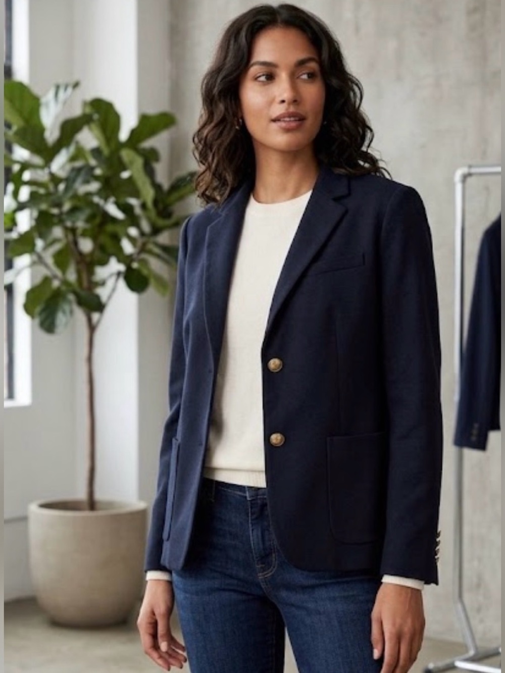 Vintage GAP Women’s Navy Blazer Jacket